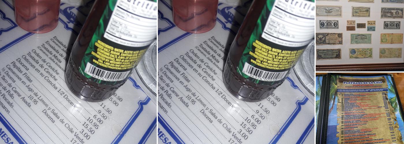 Mariscos La Costa Menu