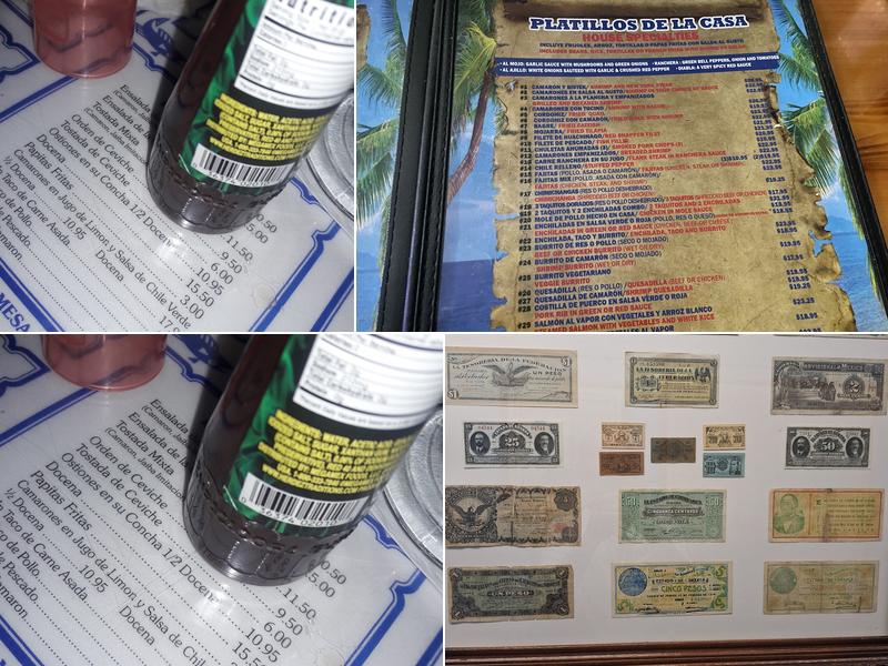 Mariscos La Costa Menu