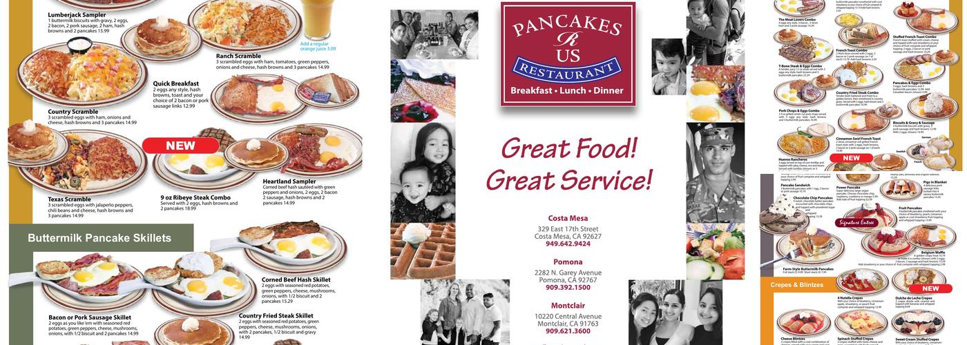 Pancakes R Us Montclair Menu