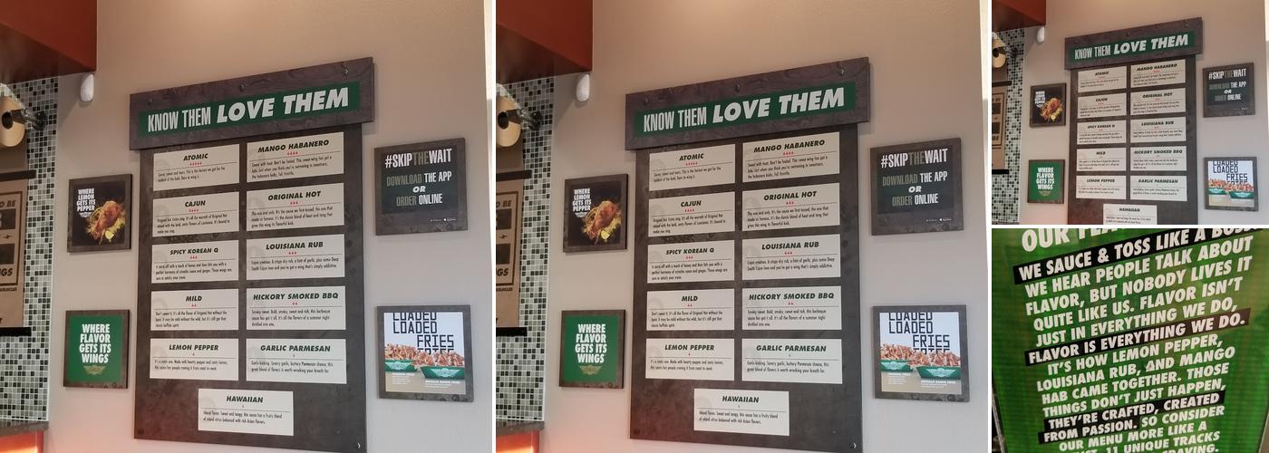 Wingstop Menu