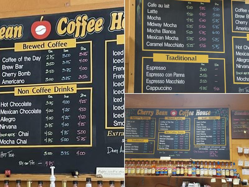 Cherry Bean Coffee Roasting Co. Menu