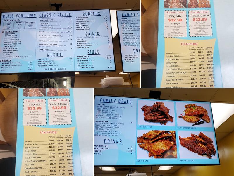 Hawaiian Drive Inn Menu