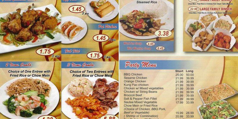 Chef Mak Express Menu