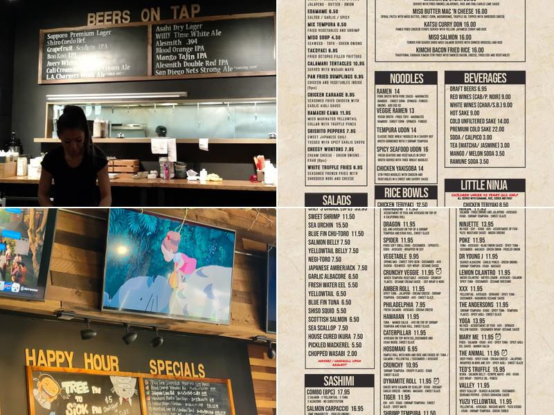 Sushi Exchange Menu