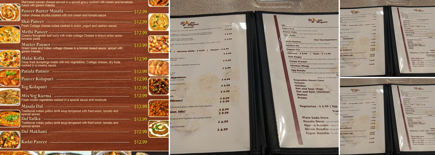 Curry Point Menu
