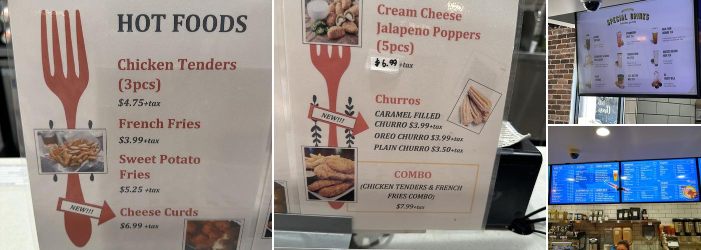 BobaTime - Fullerton Menu