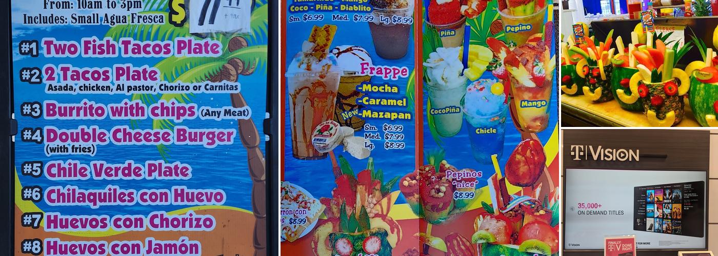 Tortas & Bionicos Nice Placentia Menu