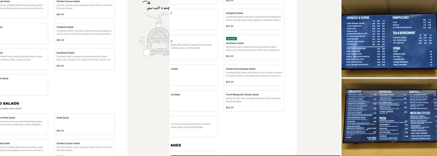 Bistro Box Menu