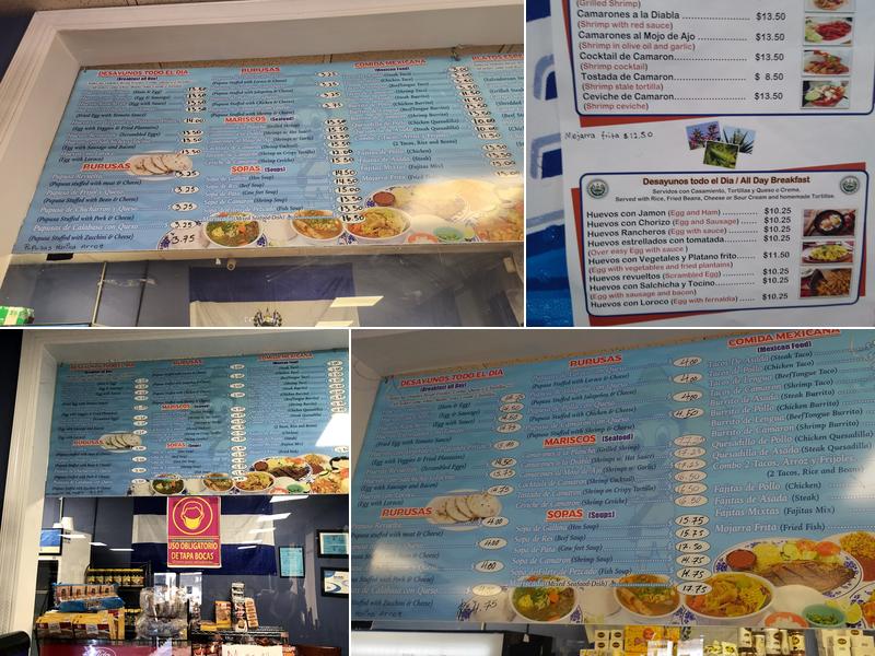 El Buen Gusto Salvadoreño Menu