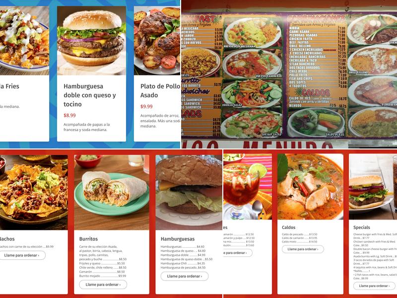 Tacos El Arco Menu