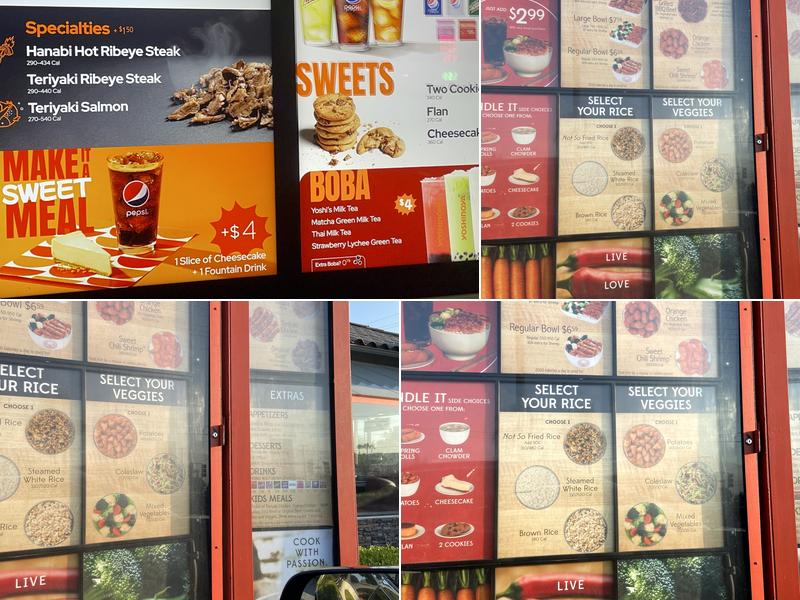 Yoshinoya Covina Menu