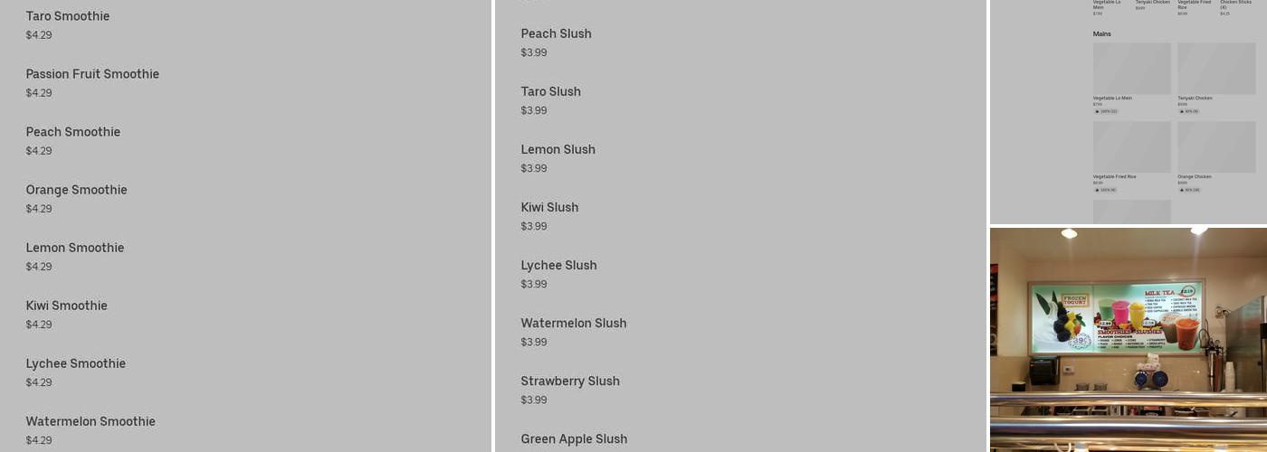 Corner kitchen Menu