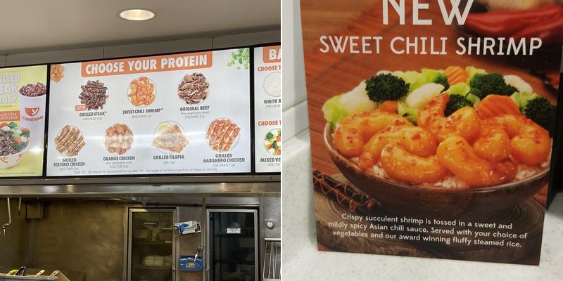 Yoshinoya Manchester & Bellanca Menu