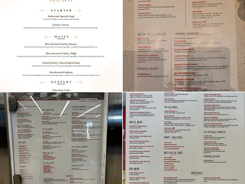 Engine Co 28 Menu