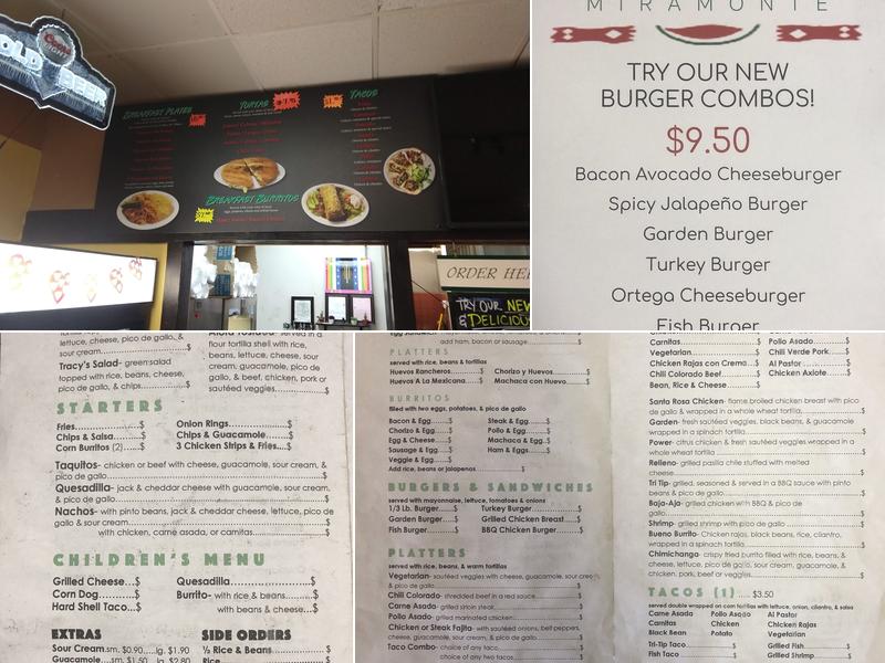 Fresh Grill Mira Monte Menu