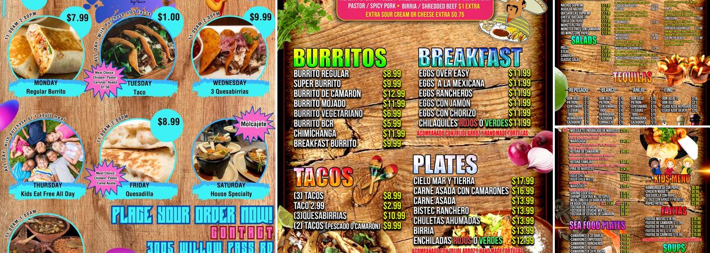 Los Cachanillas restaurant 2 Menu