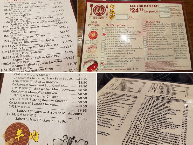 Chef Li's Cafe Hk B.B.Q Menu