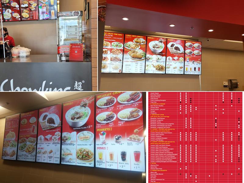 Chowking Menu