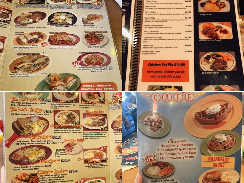 Sammys Café Menu