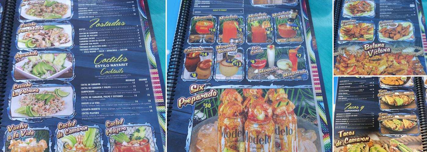 Las Islas Marias Menu