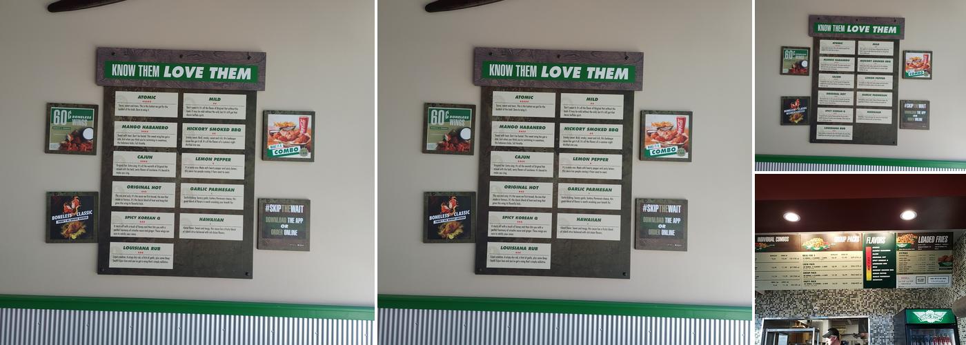 Wingstop Menu