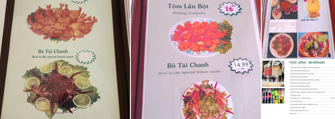 Thiên Ân Bò 7 Món Restaurant Menu