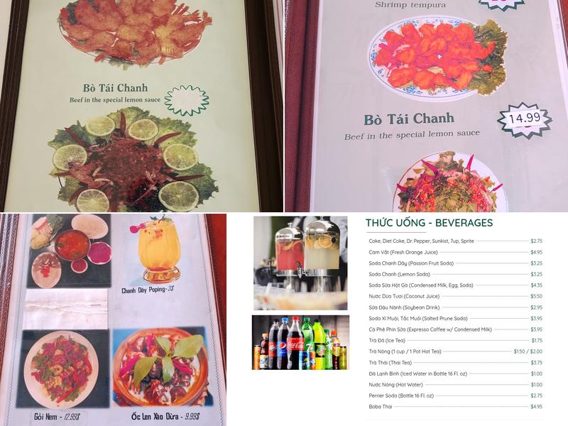 Thiên Ân Bò 7 Món Restaurant Menu