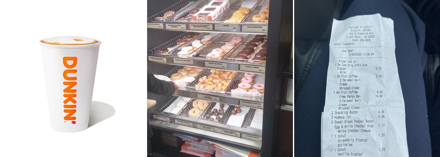 Dunkin' Menu