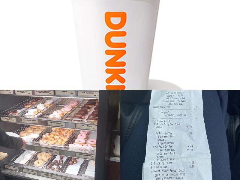 Dunkin' Menu