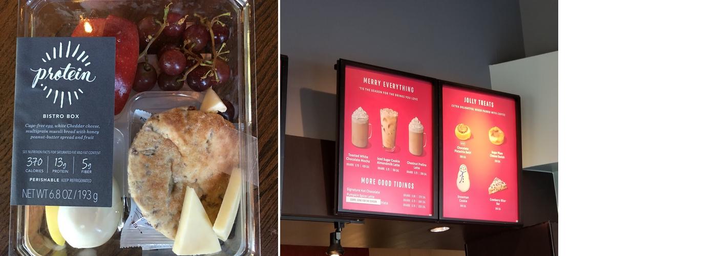 Starbucks Menu