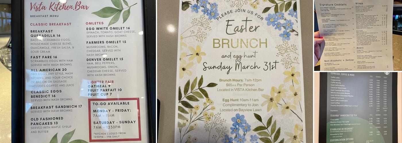 Vista.Kitchen.Bar Menu