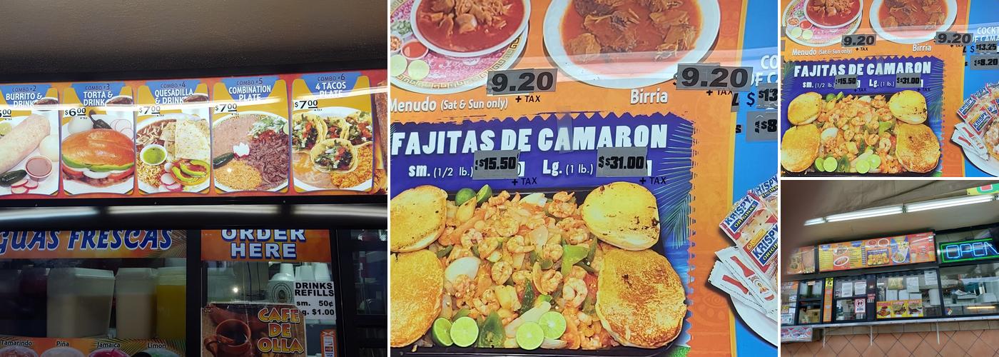 Tacos El Tio # 1 Menu