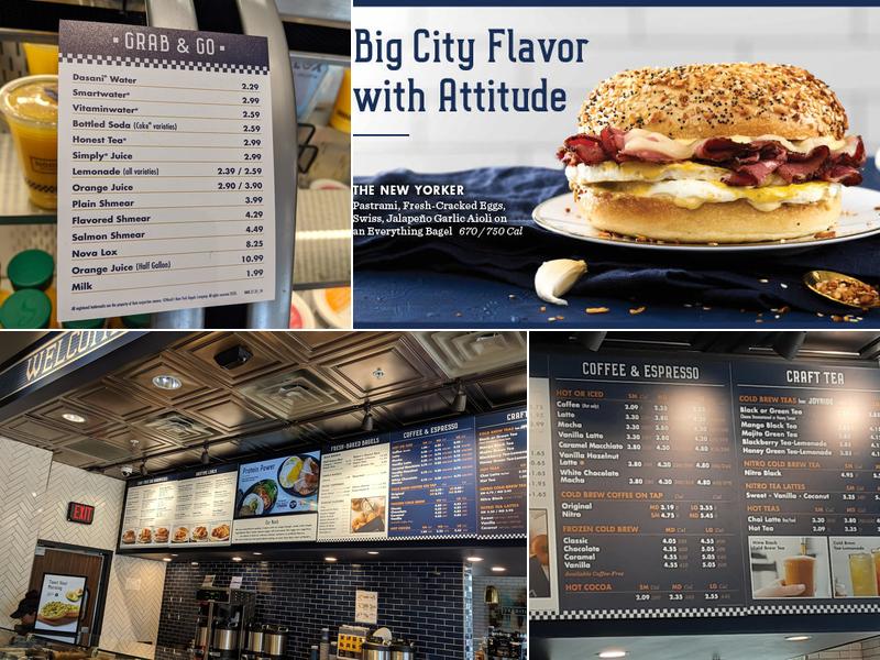 Noah's NY Bagels Menu