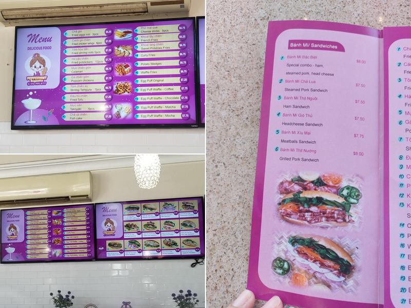 Peppermint Baguette Menu