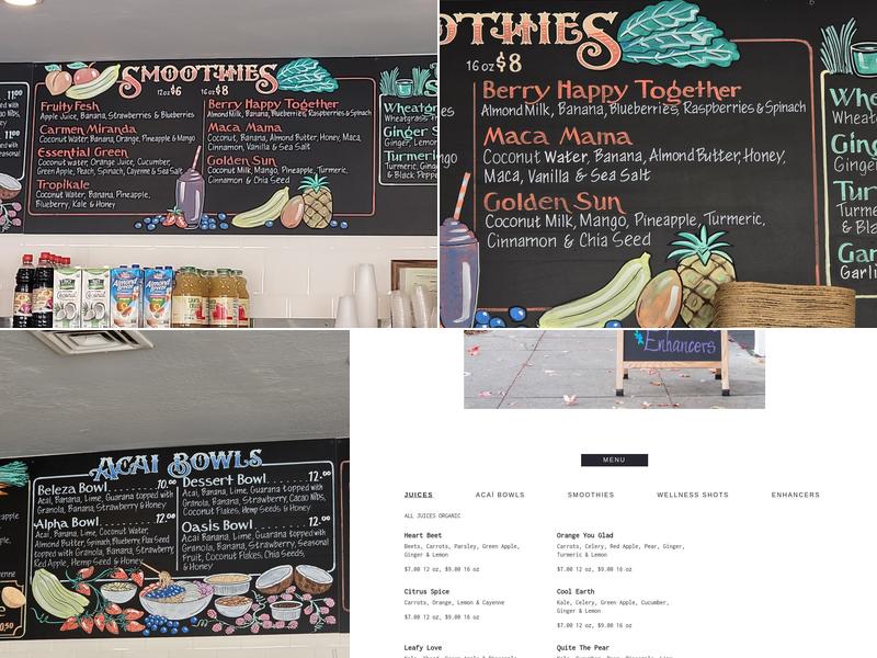 Main Squeeze Menu