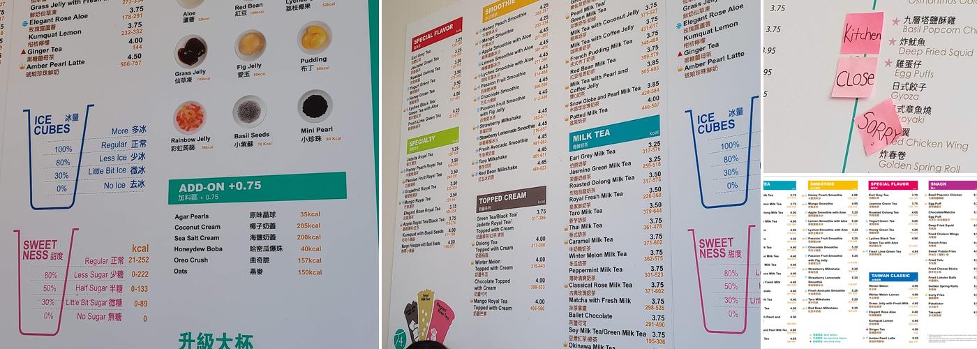T4 Menu
