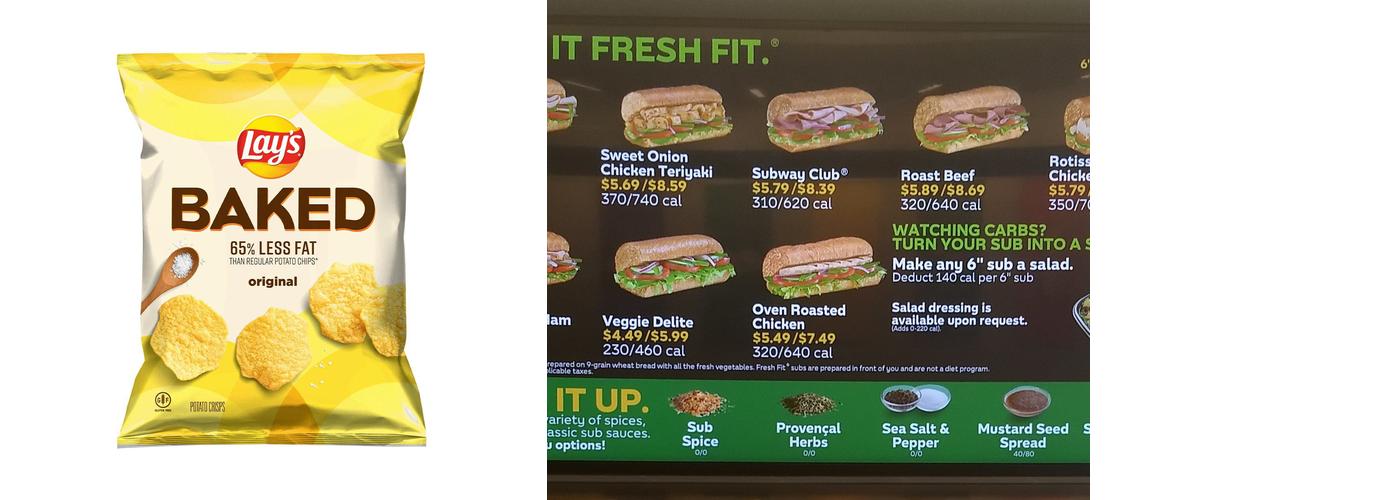Subway Menu