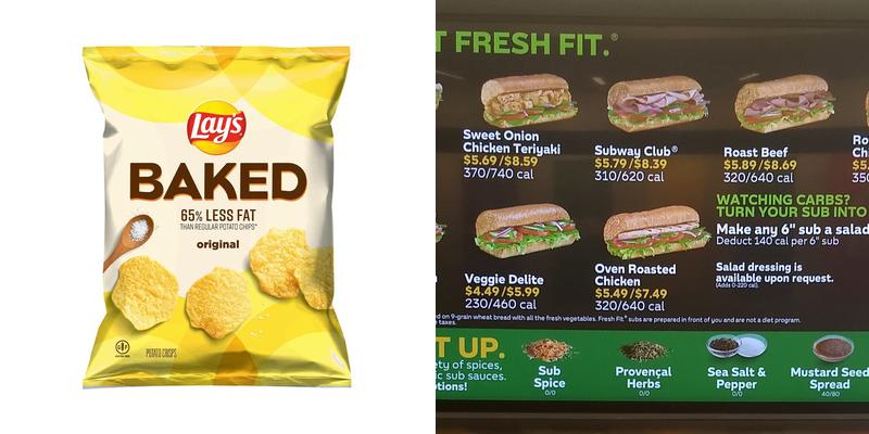 Subway Menu