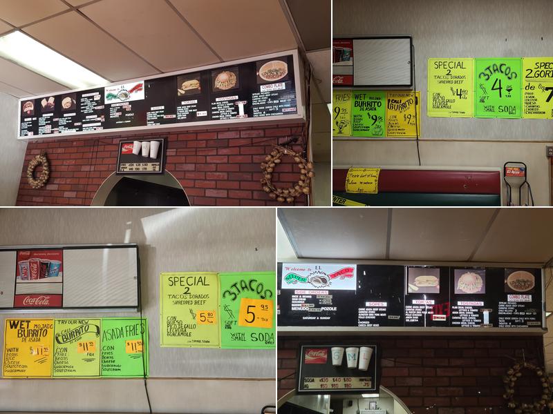 El Super Taco Menu