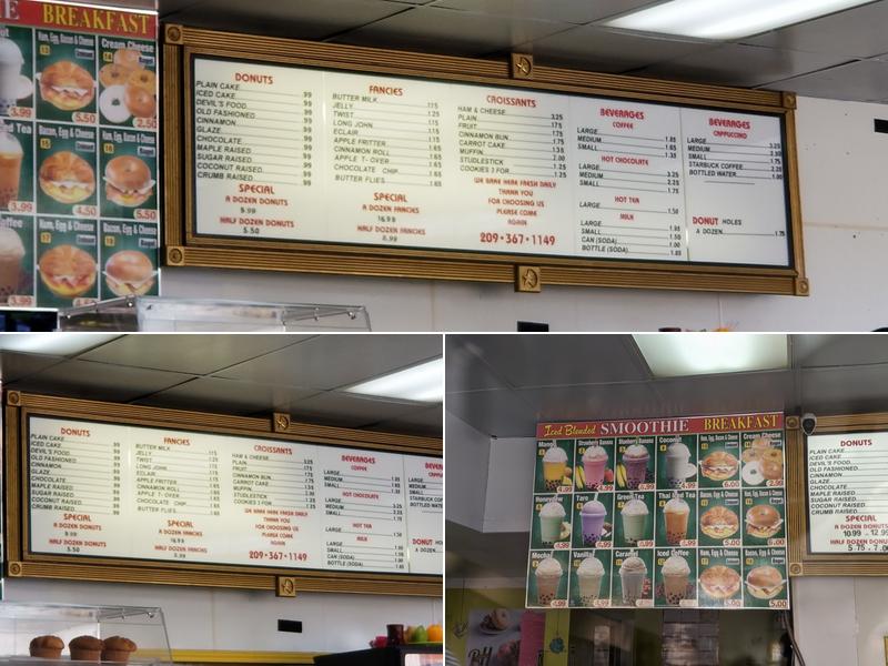 Express Donuts Menu