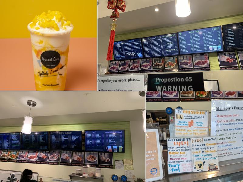 Tapioca Express Menu