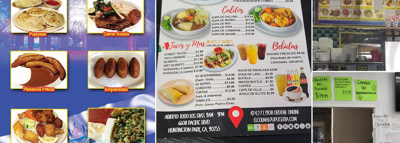 Las Champas Pupuseria #4 Menu