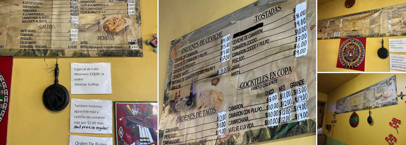 El Sarape Menu