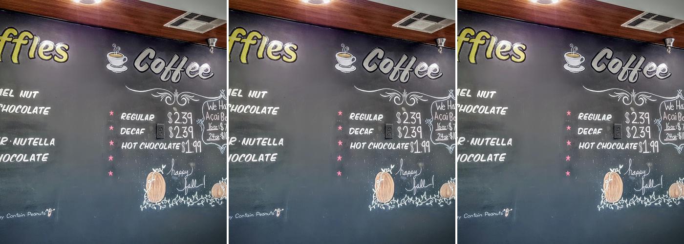 Frugos Frozen Yogurt Menu