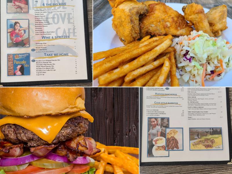 Paradise Cove Cafe Menu