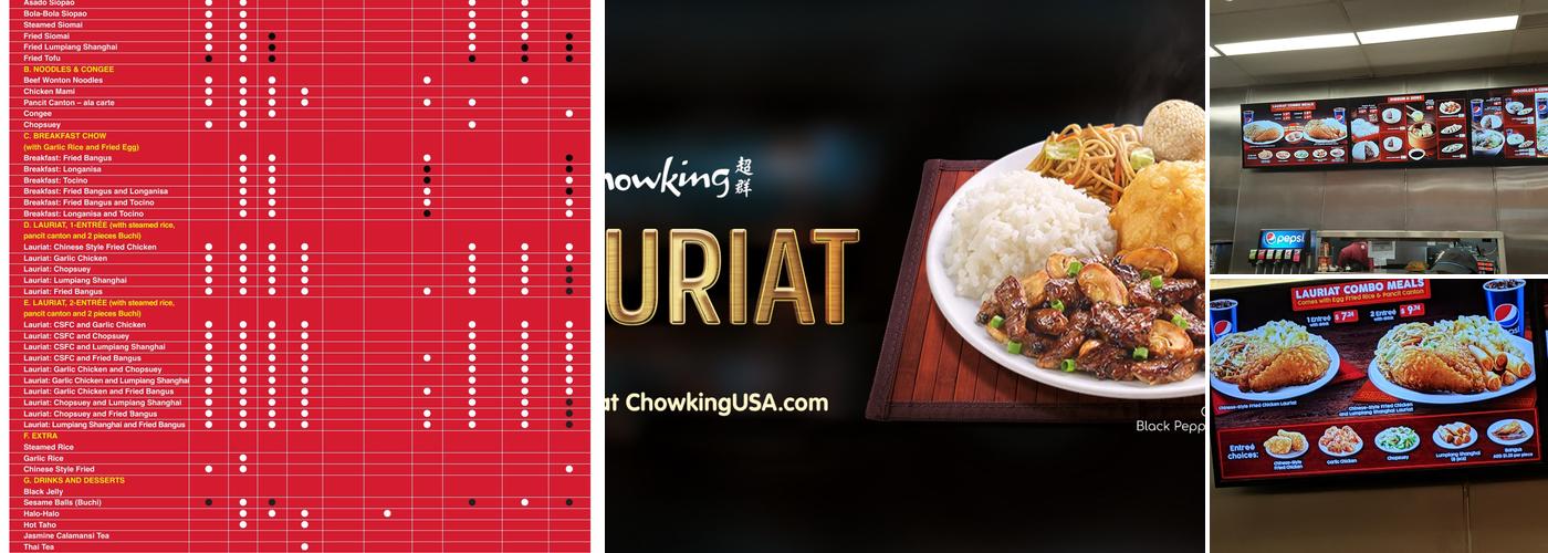 Chowking Menu