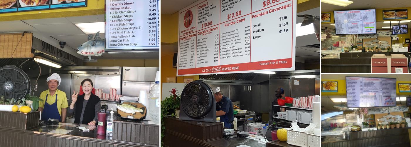 Captain Fish & Chips Menu