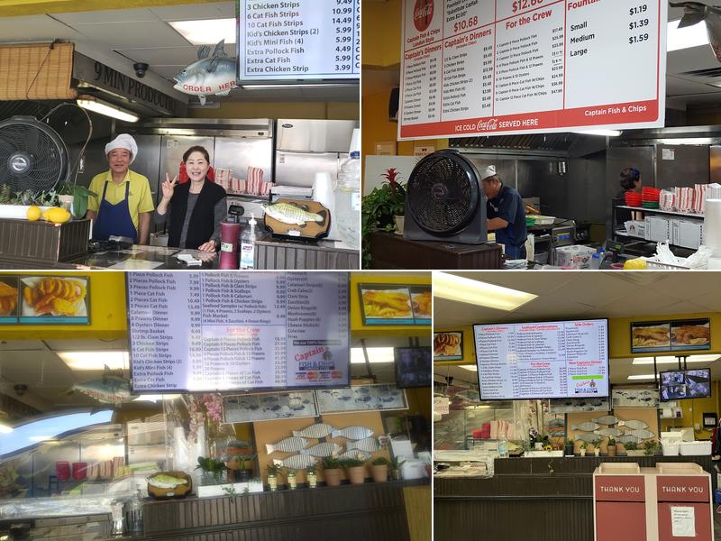 Captain Fish & Chips Menu