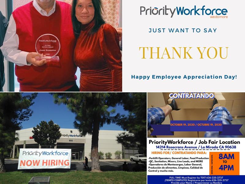 PriorityWorkforce, La Mirada 14214 Rosecrans Ave, La Mirada