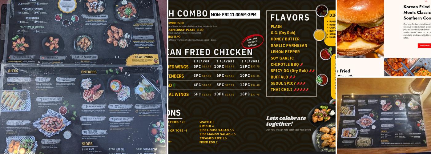 Cross Street Chicken and Beer (Convoy-Kearny Mesa) Menu